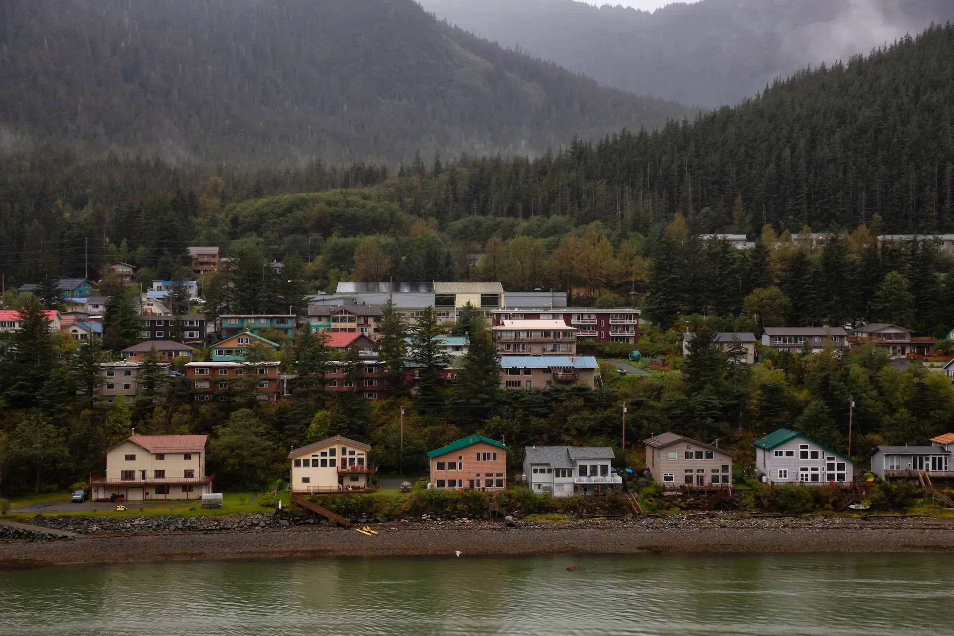 Small Alaska town view — the suburban character of Wasilla and Palmer
