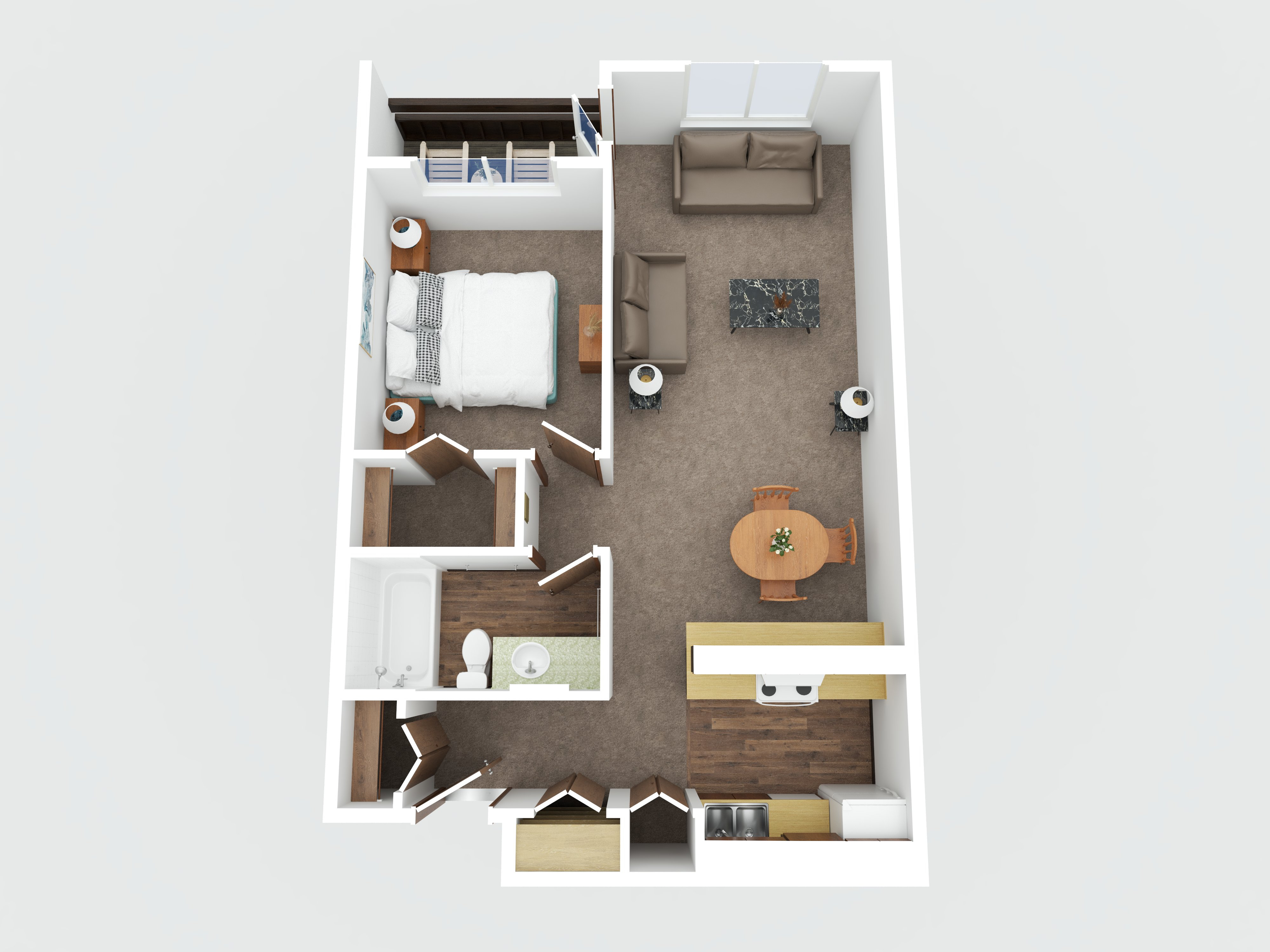 3D floorplan of 1315 Cordova Street